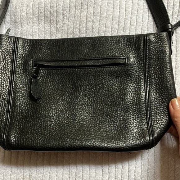 Brighton Black Bag with Red swirl Interior Lining & silver decorative accents - Picture 12 of 16